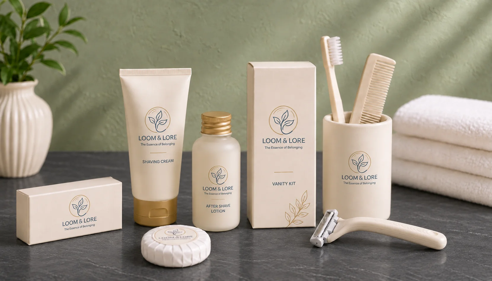 Eco-friendly bamboo toothbrush and comb